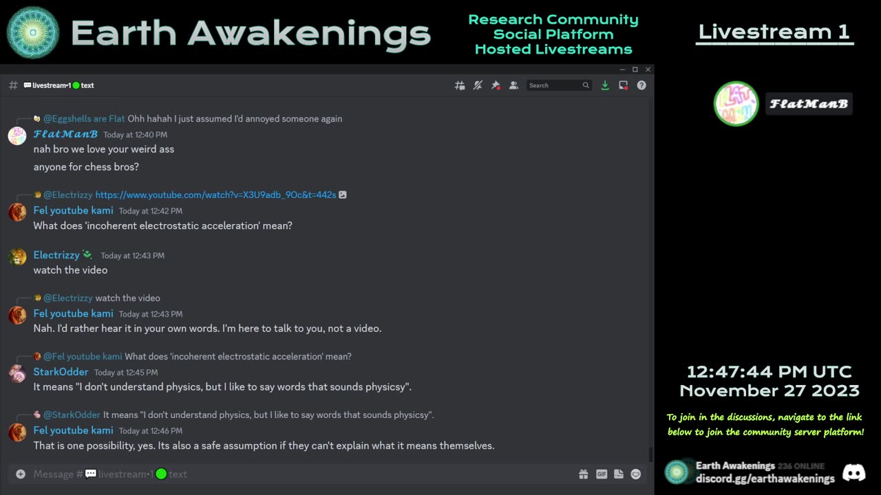 Earth Awakenings - Livestream 1 - #1323