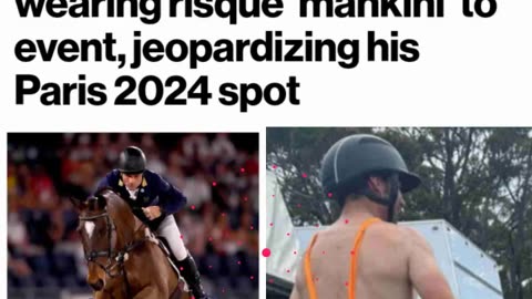 At least he's wearing a helmet.