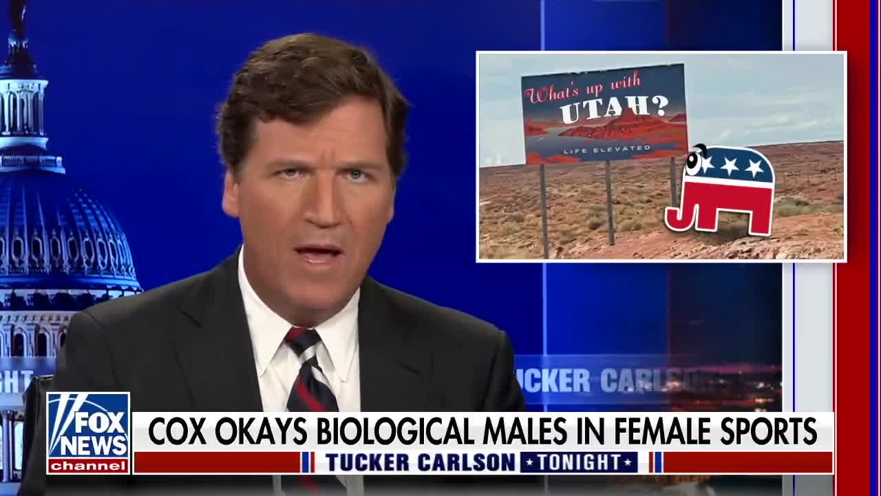 Tucker Carlson: "So Utah is definitely not California, and yet some of its most prominent politicians would very much like to change that"