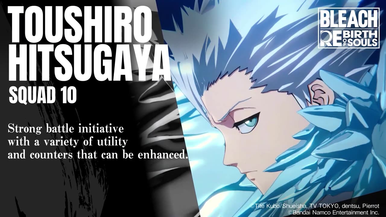 BLEACH Rebirth of Souls — Toushiro Hitsugaya Character Trailer