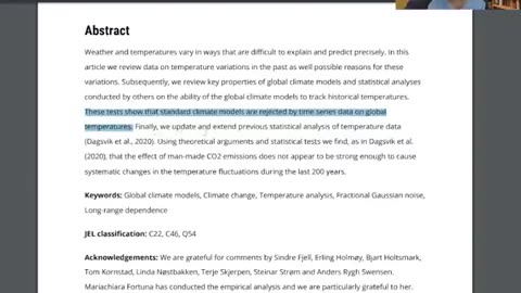 CO2 AND CLIMATE CHANGE FRAUD. NORWEGIAN STUDY ENDS THE SCAM!!!