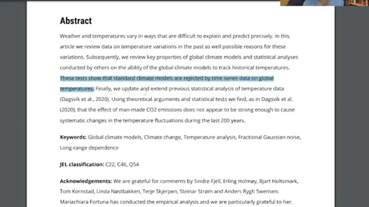 CO2 AND CLIMATE CHANGE FRAUD. NORWEGIAN STUDY ENDS THE SCAM!!!