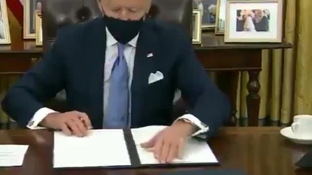 Is China Joe signing blank pages?