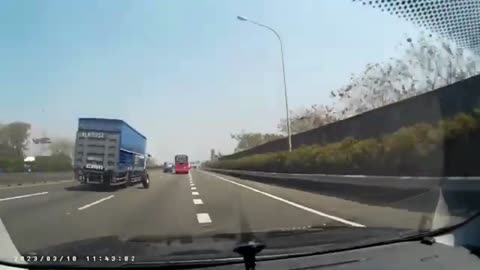 Truck Crashed on Highway