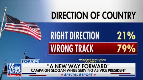 Harris on her "turning the page." Bret Baier calls out her Bullshit