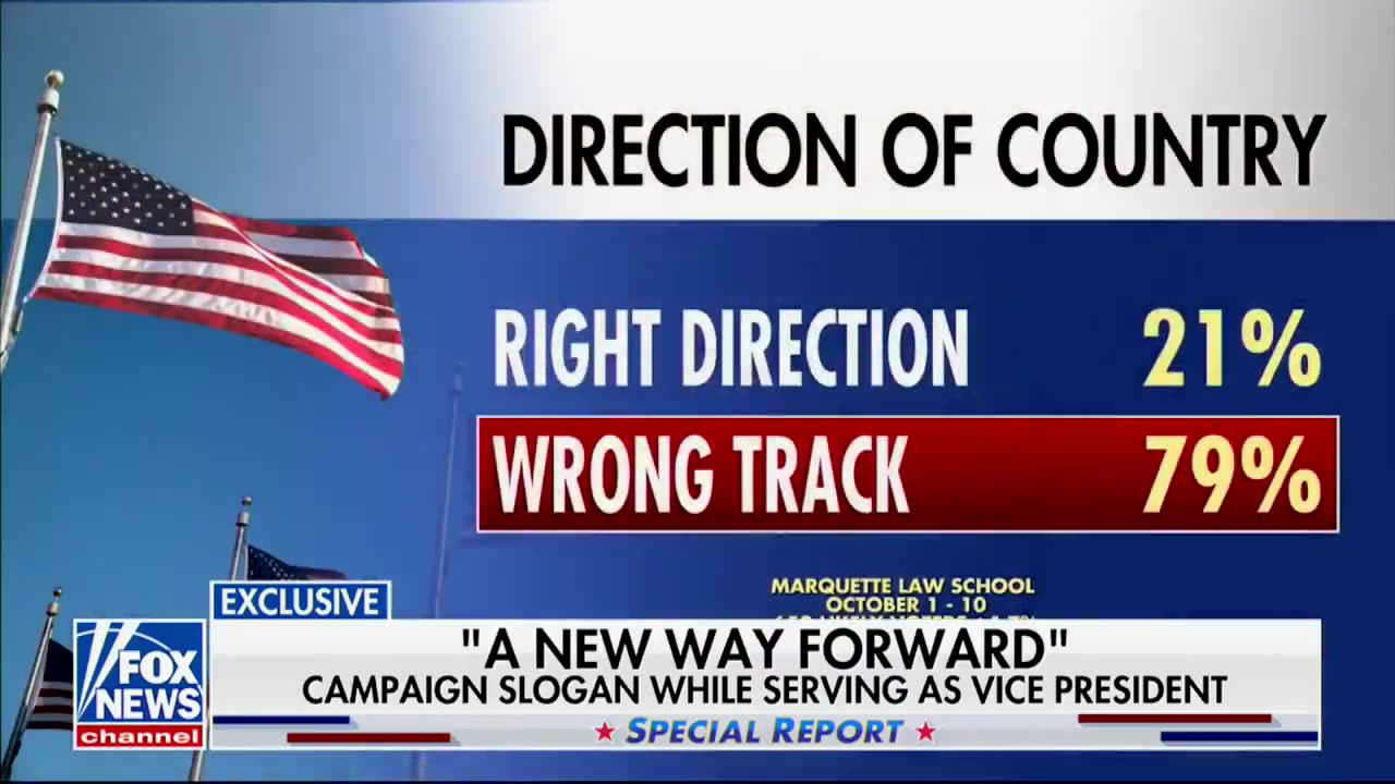 Harris on her "turning the page." Bret Baier calls out her Bullshit