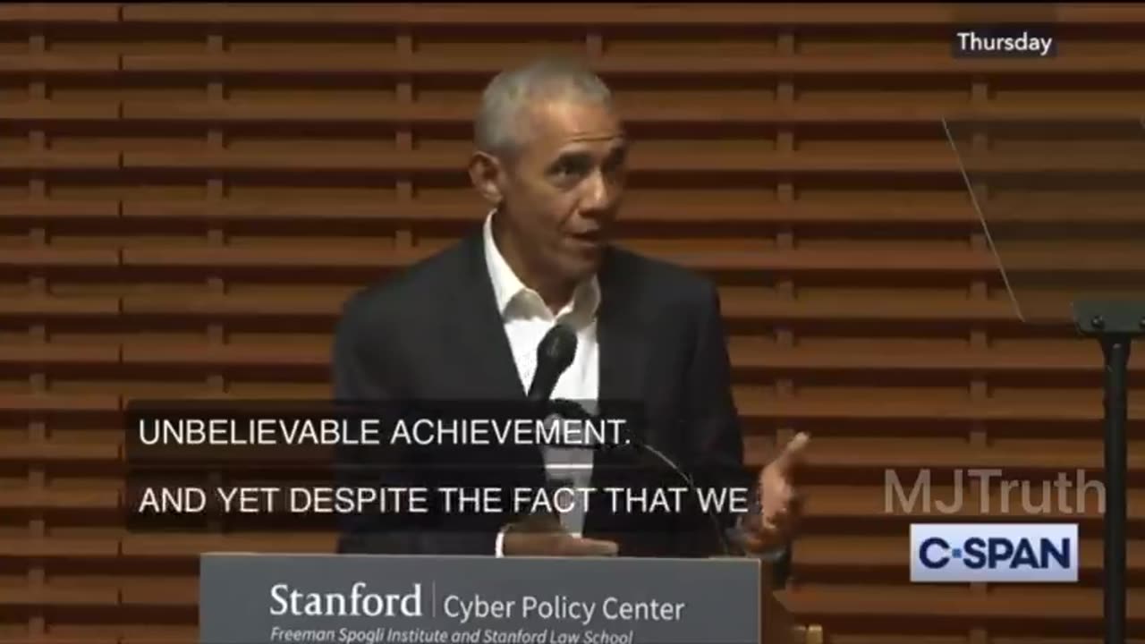 Barack Obama: "We've essentially clinically tested the vaccine on billions of people worldwide"