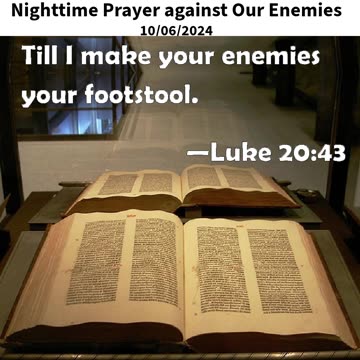 Nighttime Prayer against our Enemies #youtubeshorts #grace #jesus #mercy #faith #fyp #trust #bless