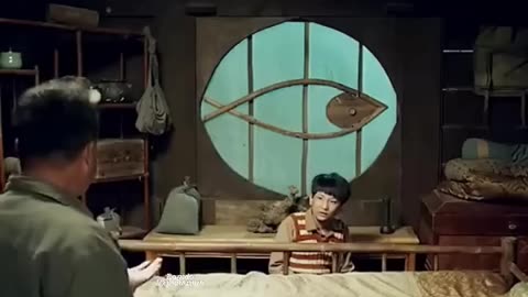 Boy found a friendly snake