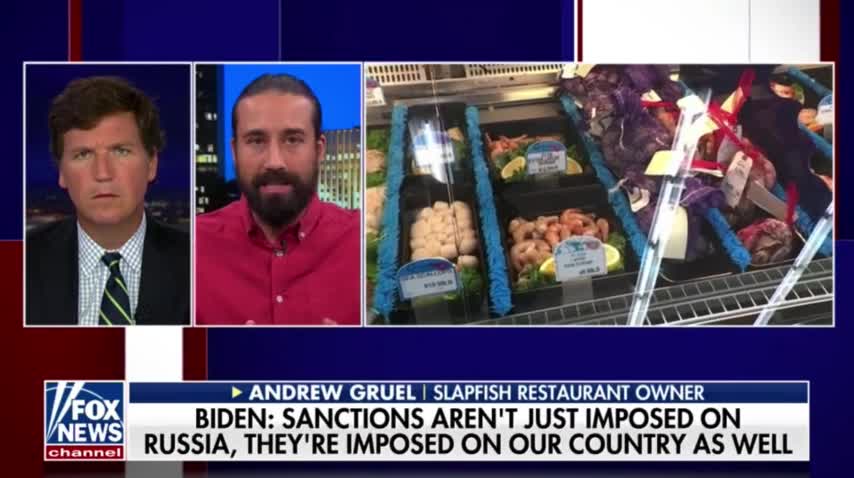 A restaurant owner reacts to Biden's warning that food shortages are coming