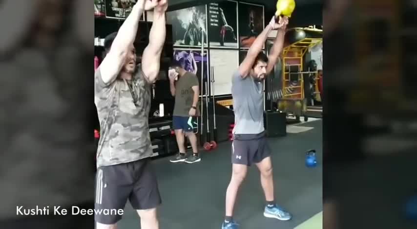 Wrestler Bajrang Punia Crossfit Workout