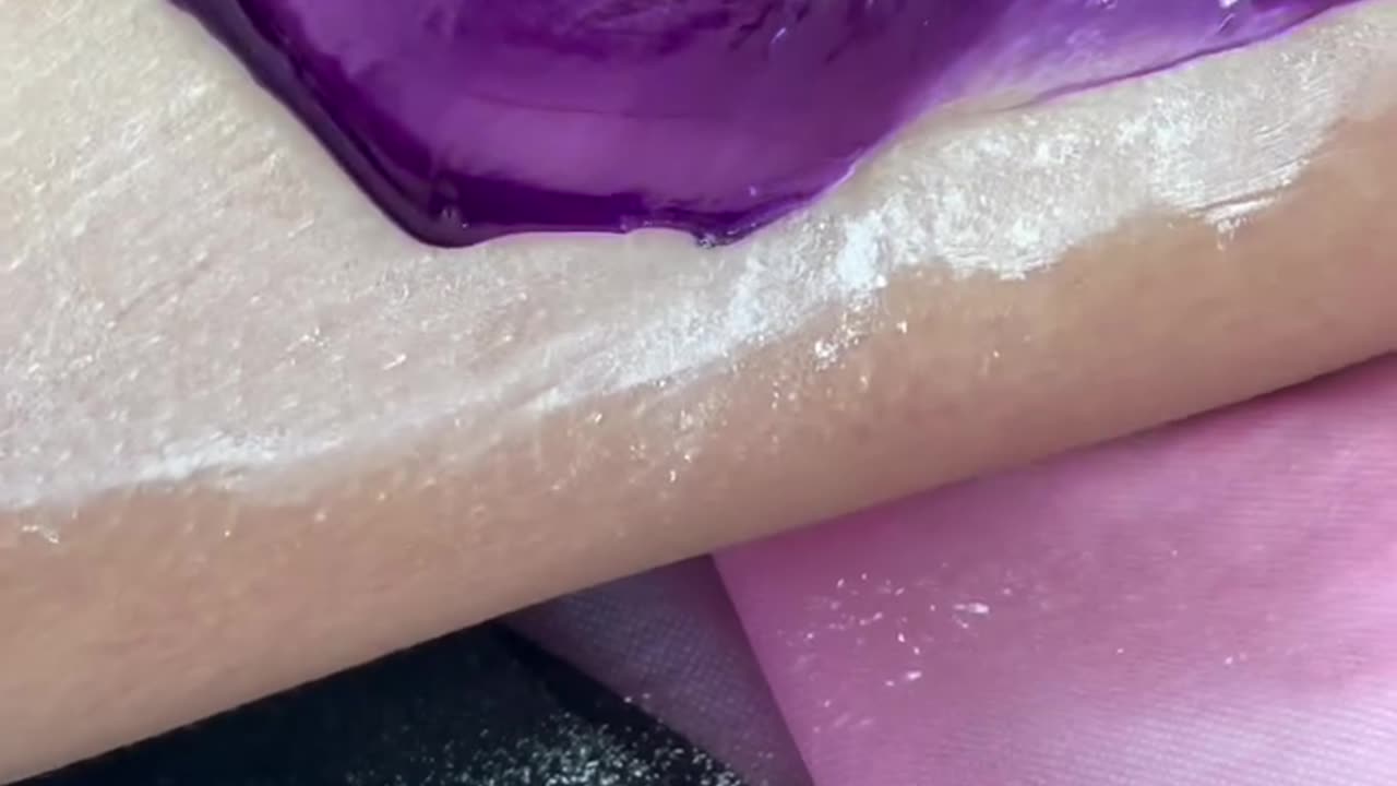 Underarm Waxing with Sexy Smooth Purple Seduction Hard Wax by @xobeautywax