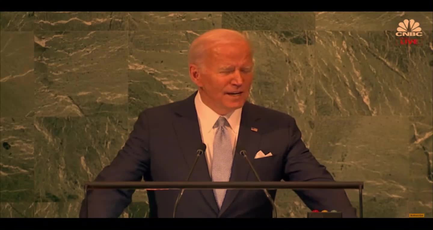 Joe Biden Addresses United Nations - SHARED