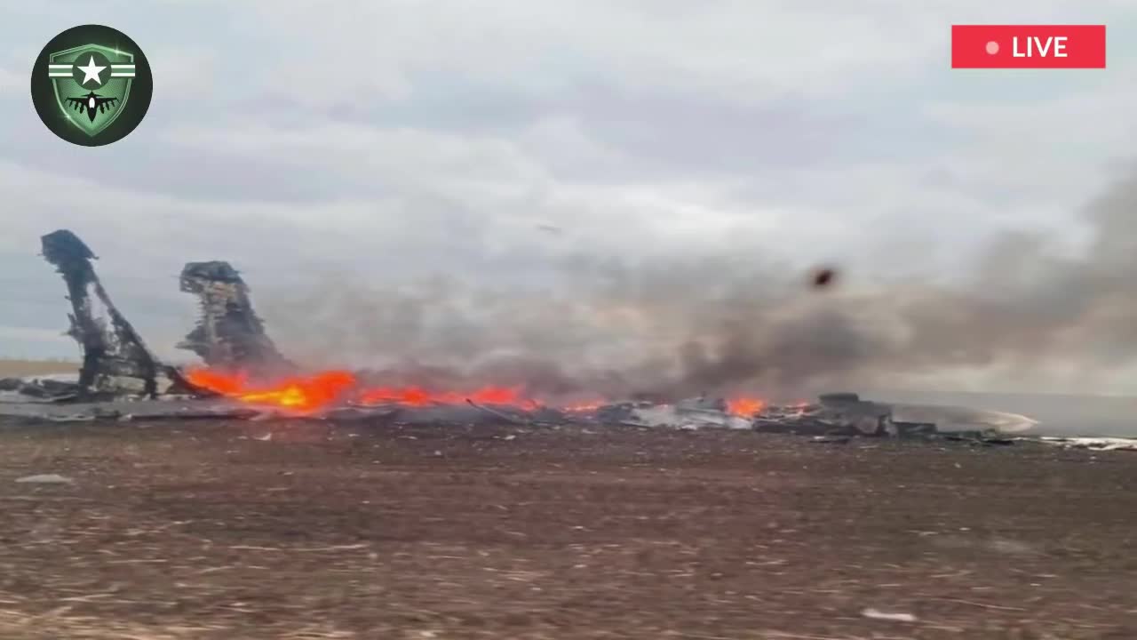 Russian fighter plane destroyed by Ukrainian force found near Ochakovo.