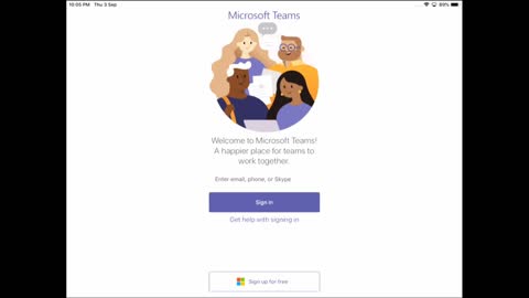 Introduciton of MS TEAMS(ipad)