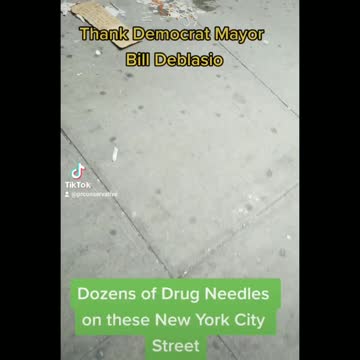 Drug needles all over New York City