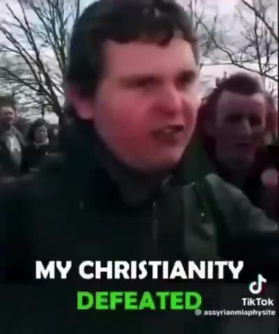 Christian lad goes off on the weak, pathetic Christ...