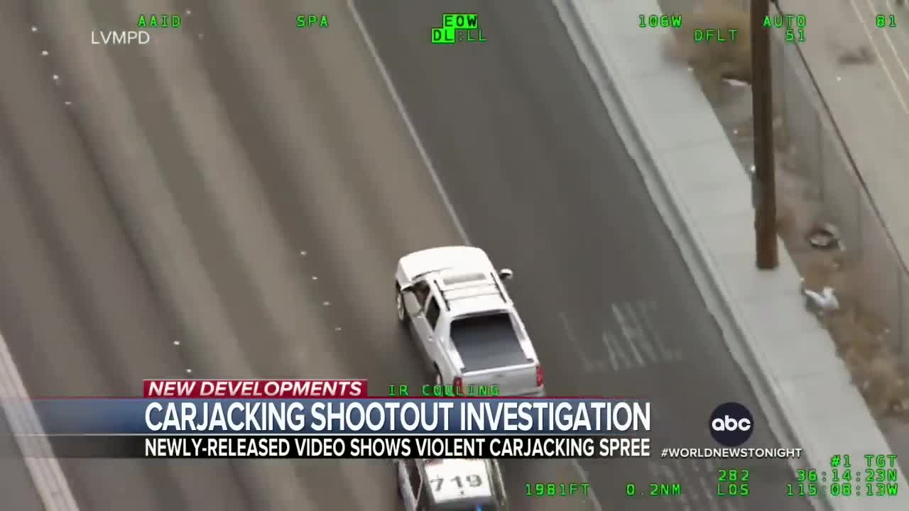 Cops release video, new details in Las Vegas car chase