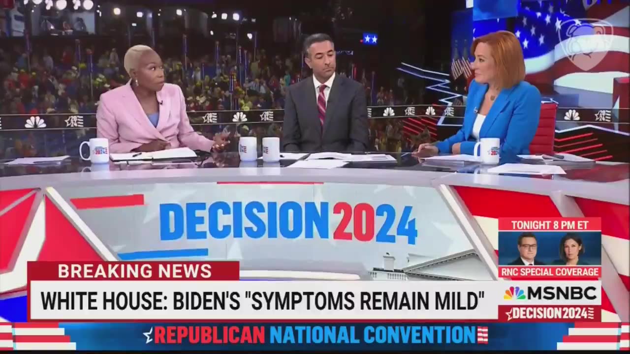 MSNBC Joy Reid and Jen Psaki says if Joe Biden recovers from covid 🤣