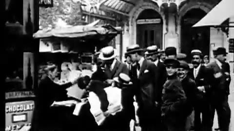 Seeing Paris #1 1920s NOSTALGIA FILM TIME TRAVEL ARCHIVE/ BLACK & WHITE