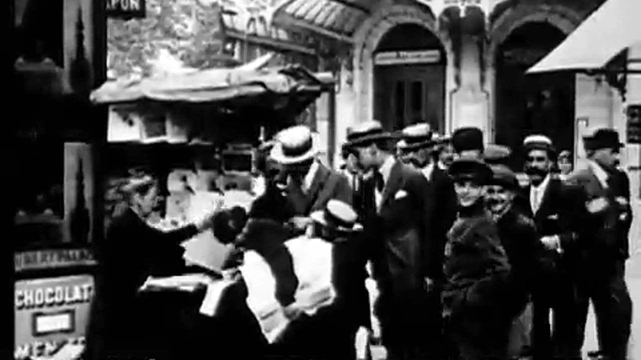 Seeing Paris #1 1920s NOSTALGIA FILM TIME TRAVEL ARCHIVE/ BLACK & WHITE