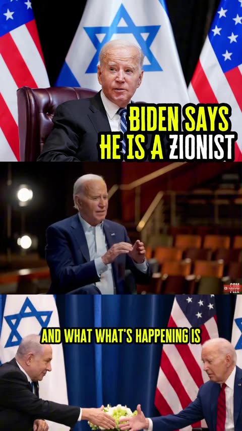 Biden Says He Is A Zionist