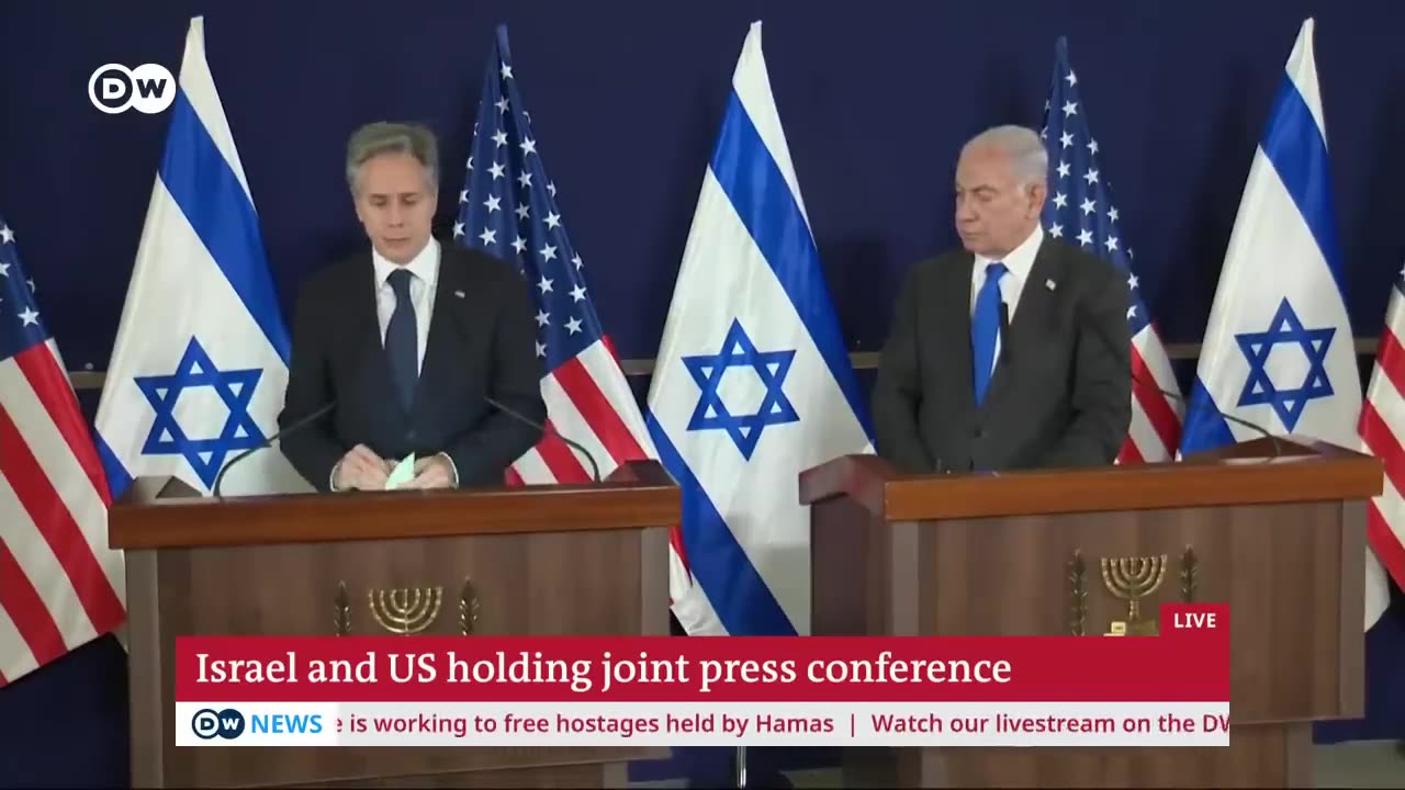 US Secretary of State Antony Blinken speaks to the press in Israel I DW News