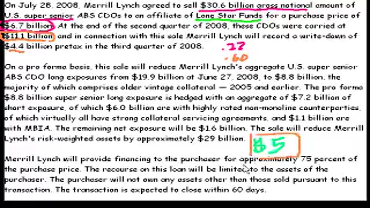 2011, Bailout 12- Lone Star Transaction (10.27, 5 )