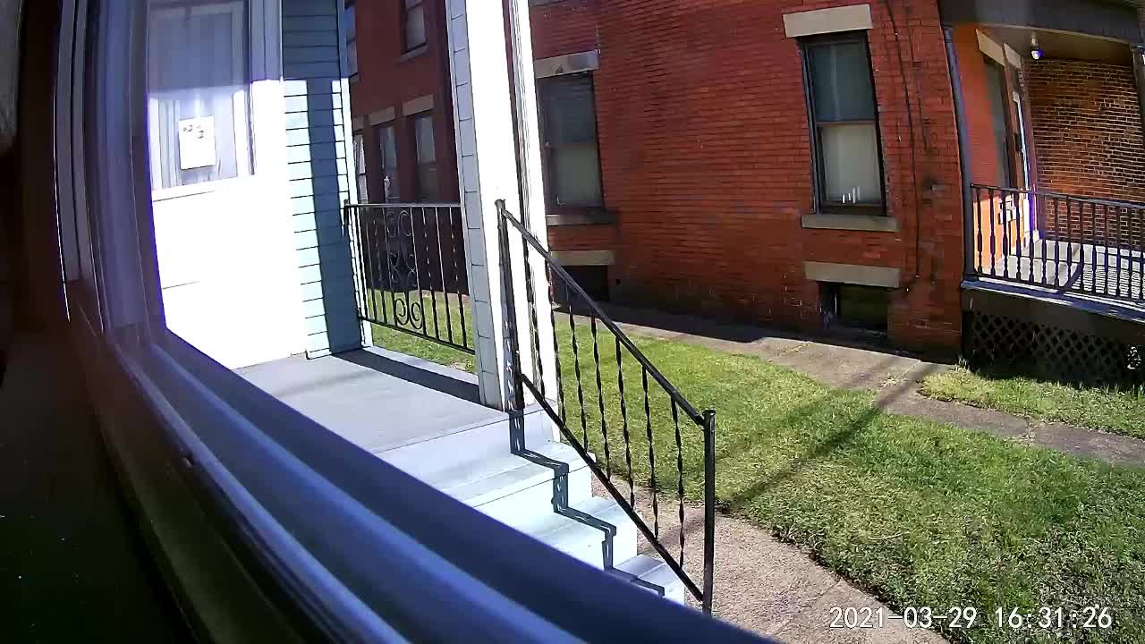 Drunk Just Making himself at home on porch