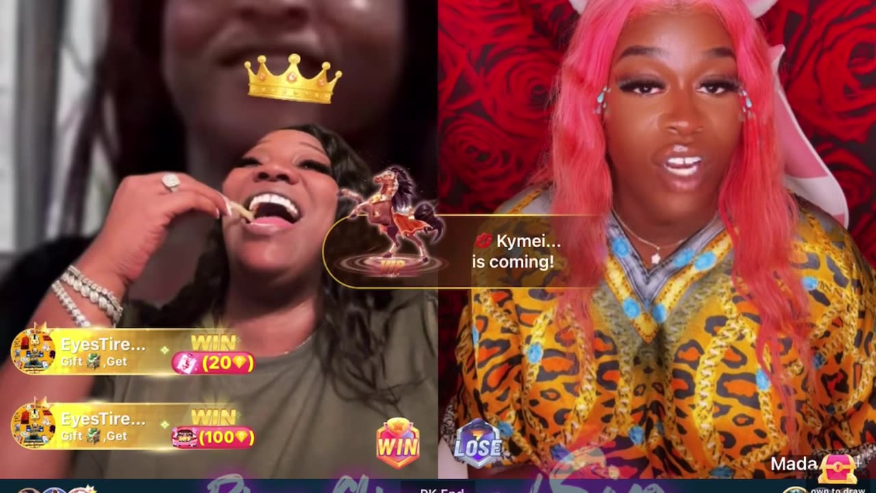 TomiKay goes live after court-lines Von n MadamLo-team PK w/multiple ppl 9/30/24 #bigoclipandsip