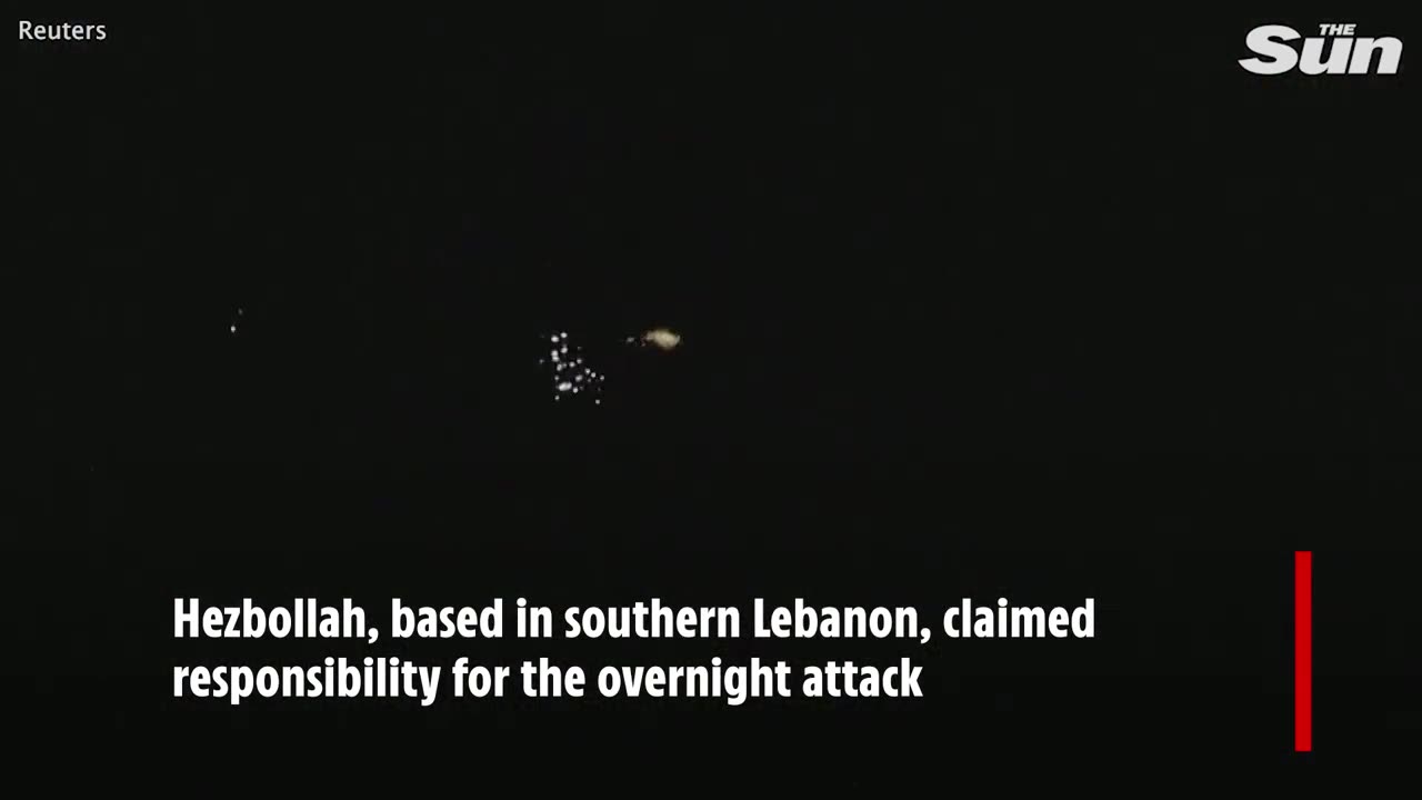 🇱🇧 🇮🇷 🇮🇱 🇵🇸 Lebanon rocket attack at Israel