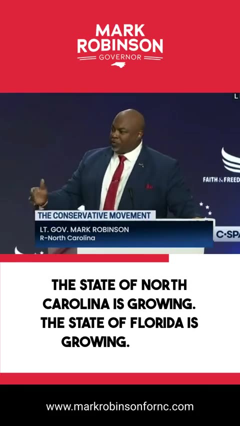 Mark Robinson of #NorthCarolina.