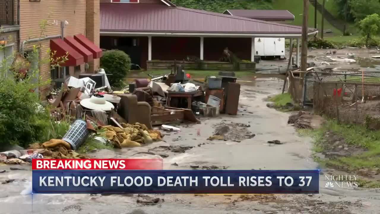 Death Toll Rises To At Least 37 In Kentucky Flash Flood Catastrophe