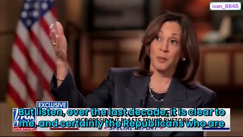 "79% of Americans say the country is on the wrong track". Kamala "And Donald Trump has been running for office!"