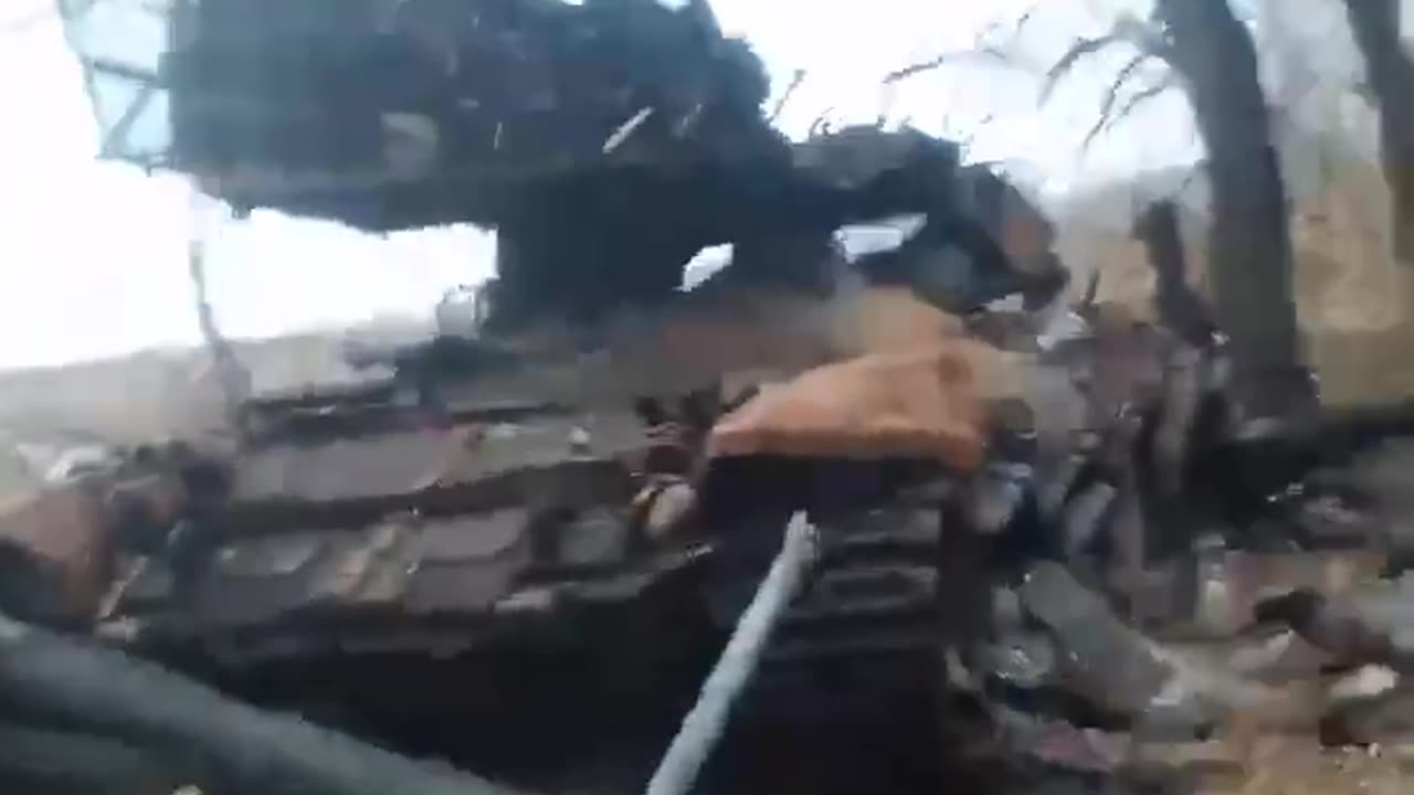 Footage of a Destroyed Russian TOS-1 in Luhansk