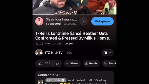 Milks white homie?