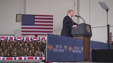 Donald Trump visits Air Station Miramar