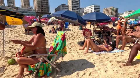 4K Delicious afternoon on the sands of Ipanema