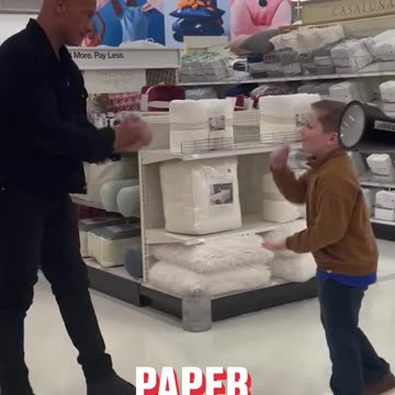 Challenging 'The Rock' To A Game of Rock Paper Scissors 🪨📄✂️