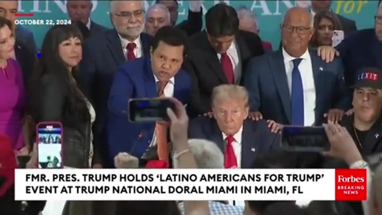 Latinos for Trump pray powerful prayers over him at gathering