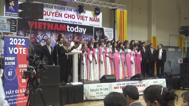 Lễ Khai Mạc Hát Cho Nhân Quyền Tại San Jose Ngày 15-5-2022