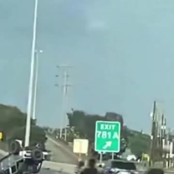 Two toddlers in their diapers walk away fine after being thrown from a Jeep that had flipped