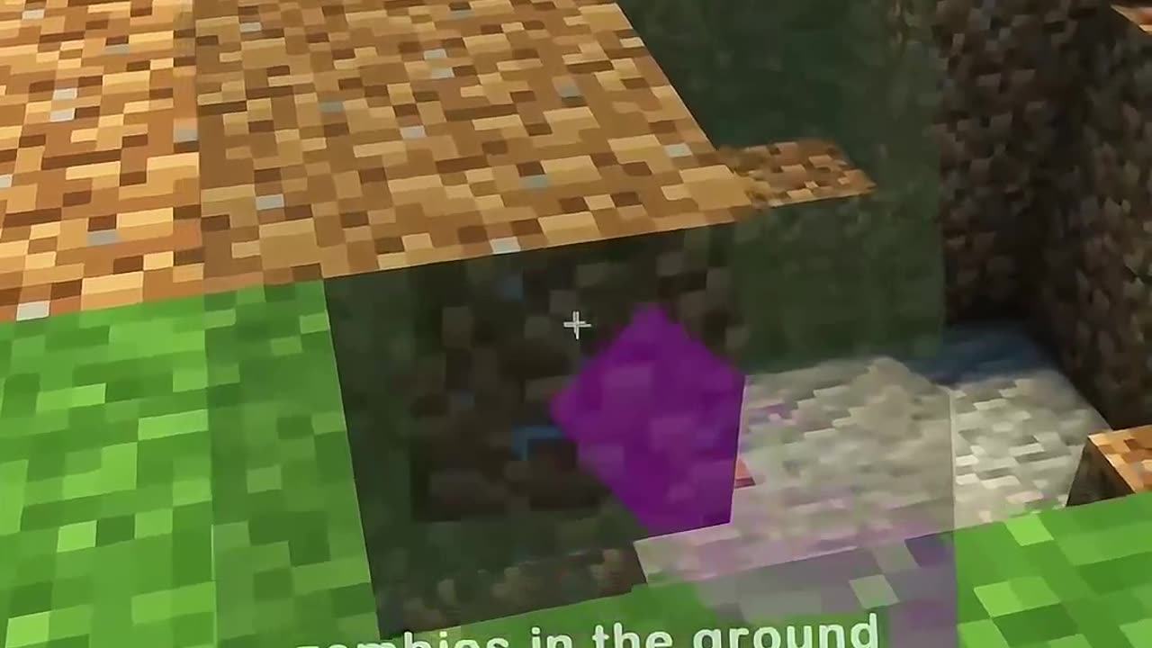 Minecraft When you DON'T fill the Creeper Holes...