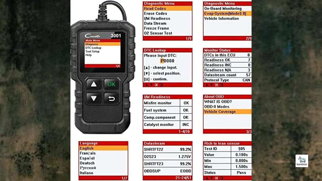 Review - LAUNCH Creader 3001 OBD2 Scanner