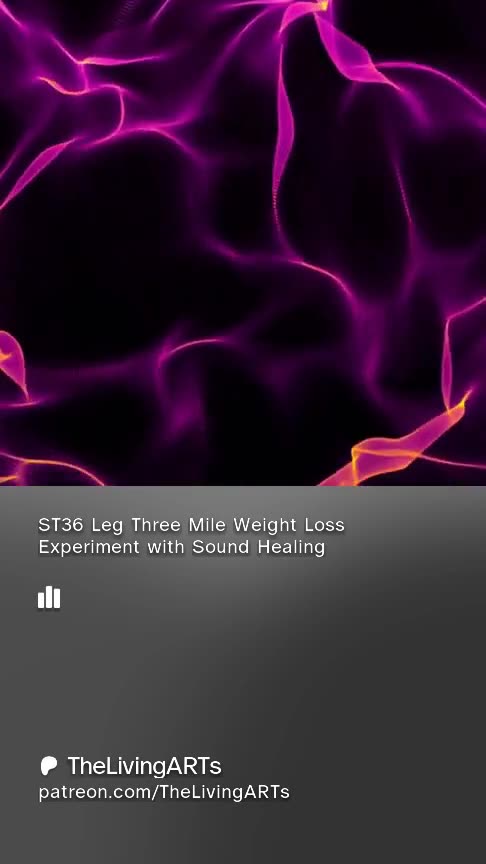 ST36 Leg Three Mile Weight Loss Clip with 194.18 Hz and 295.8 Hz Tones #frequencyhealing