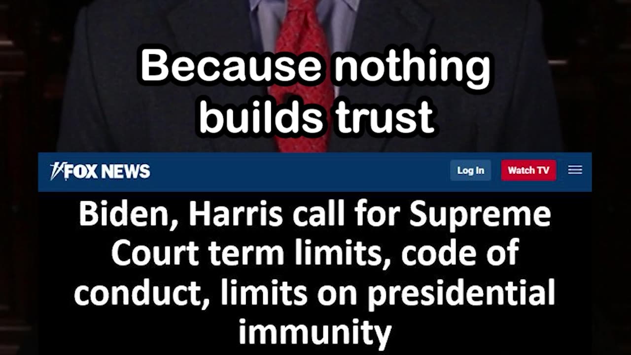 Biden, Harris Call for Supreme Court Term Limits, Code of Conduct