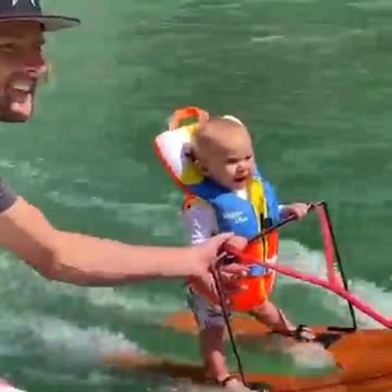 Hats off the little boys bravness