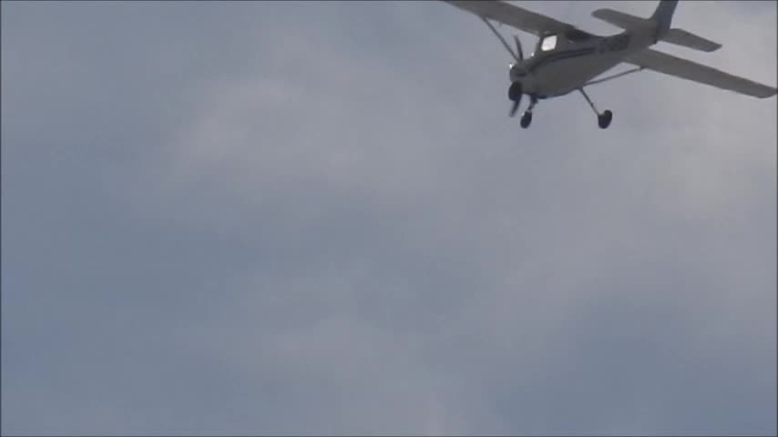 Training Plane Over Grunthal