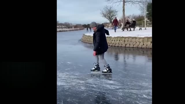 Ice Skating Goes Wrong