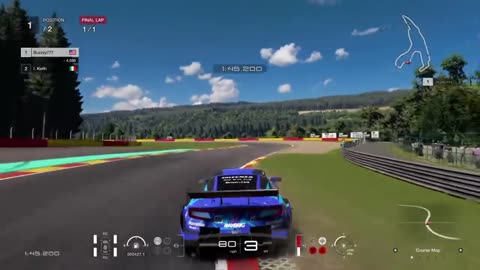 GT Sport - Gr.2 1v1 @ Circuit De Spa Using The Honda NSX Raybrig Concept